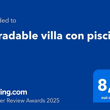 Agradable Con Piscina Дом отдыха *